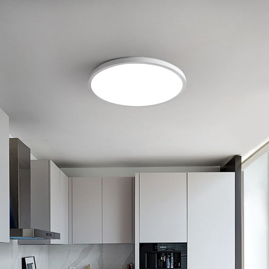 Ultra-Thin Tri-Colour LED Ceiling Light - White
