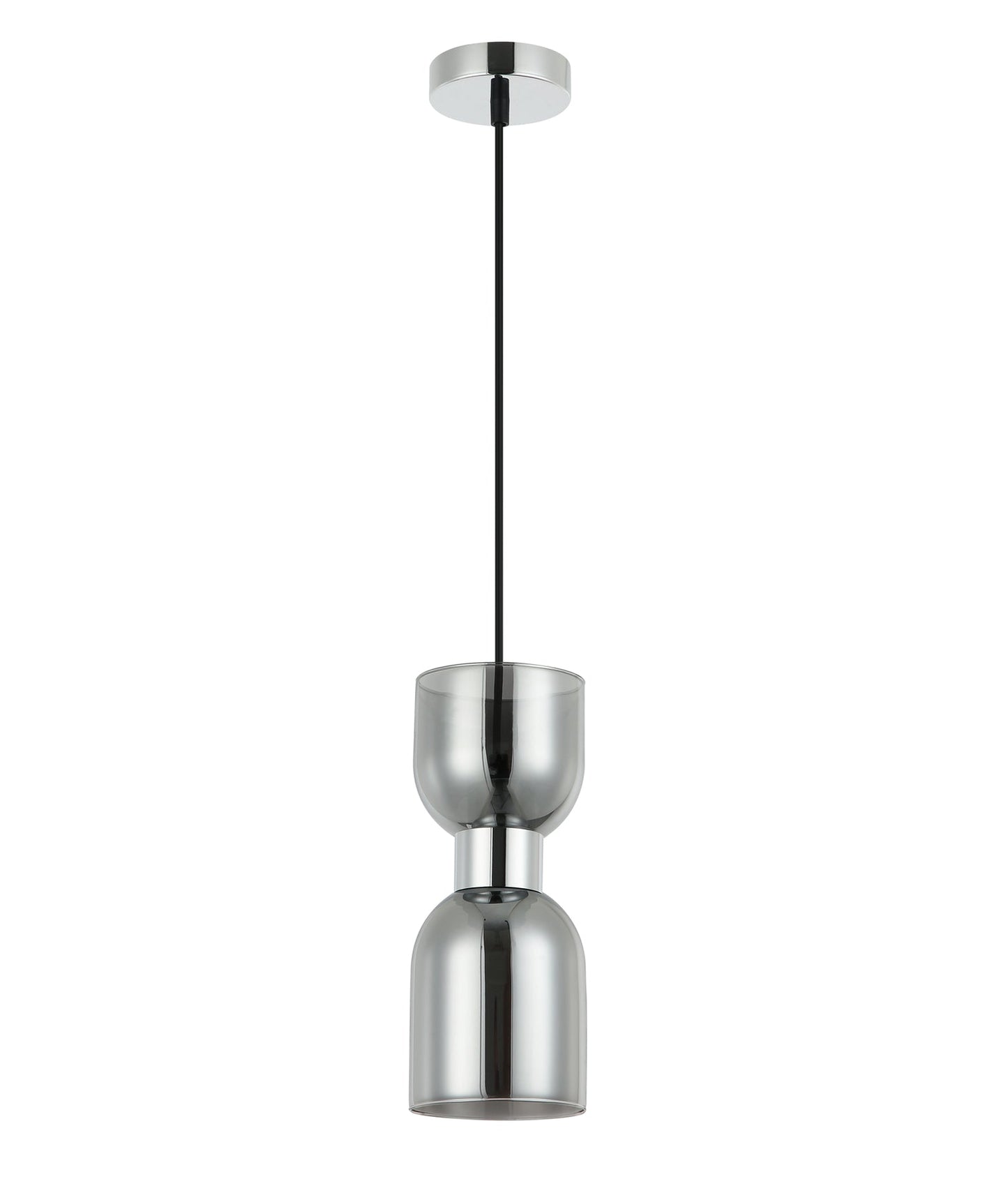 Smokey Black Ellipse Pendant Lights