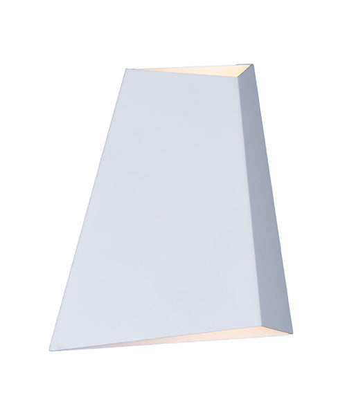 Interior Sand White Angled LED Up/Down Wall Light
