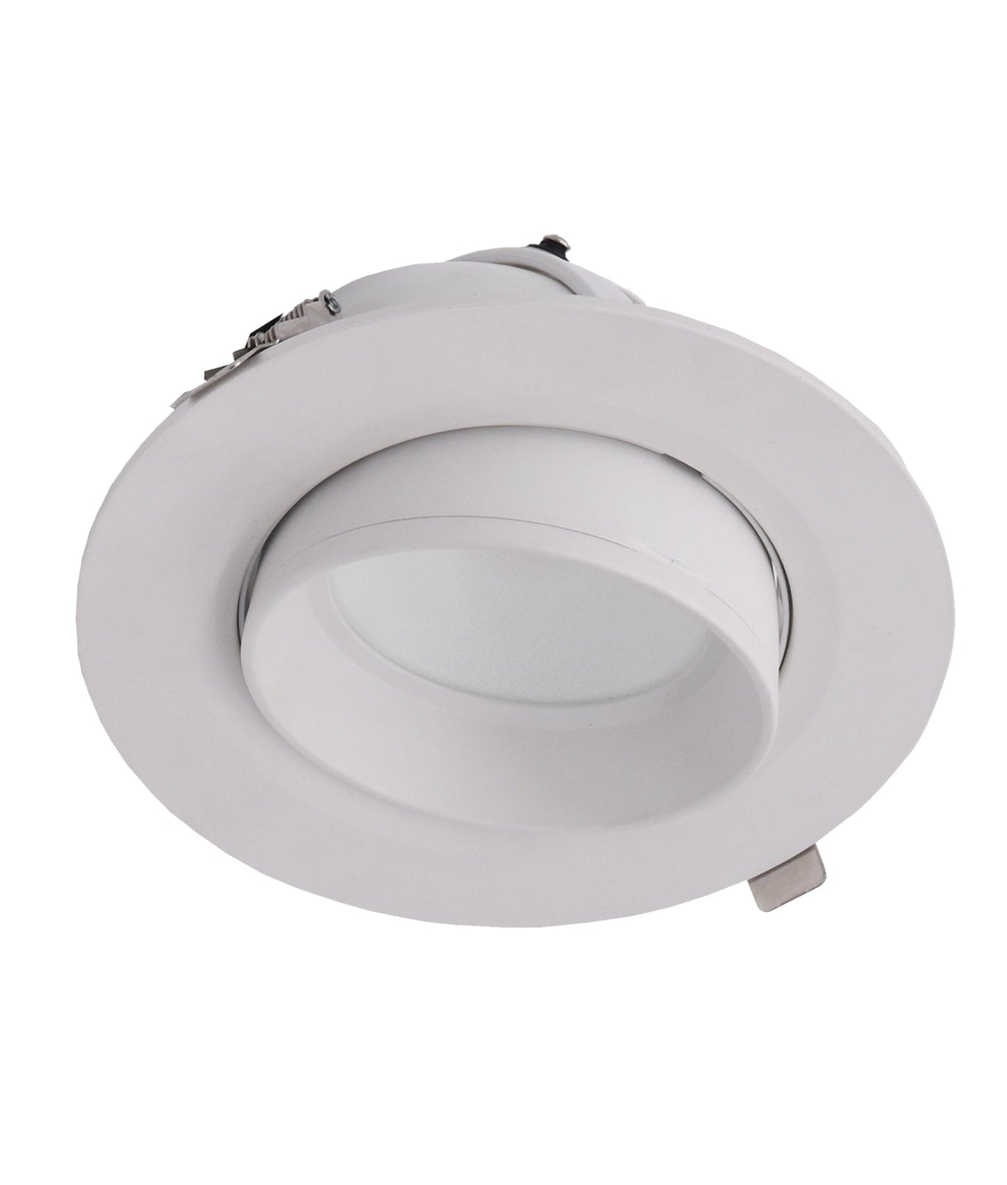 Recessed Trunk Gimble Ceiling Adjustable Tri-Colour LED Downlight - White