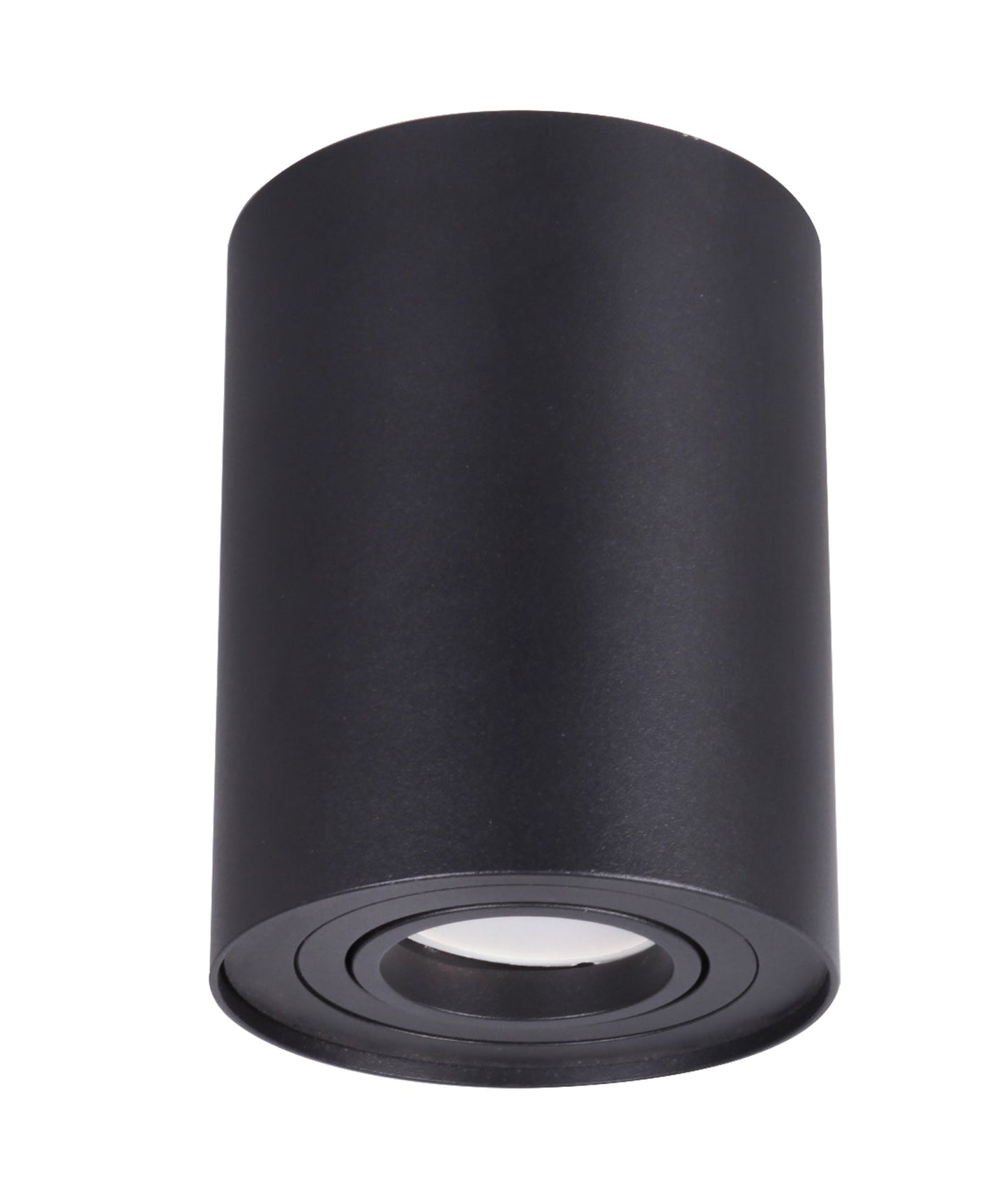 GU10 Round Gimbal Surface Mounted Ceiling Downlight - Black