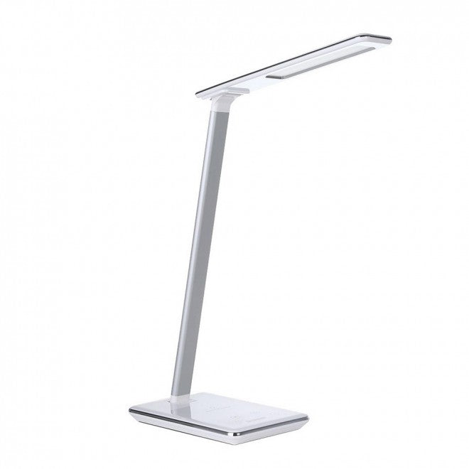 Dimmable LED Desk Lamp with Wireless Charging Pad and Touch Controls