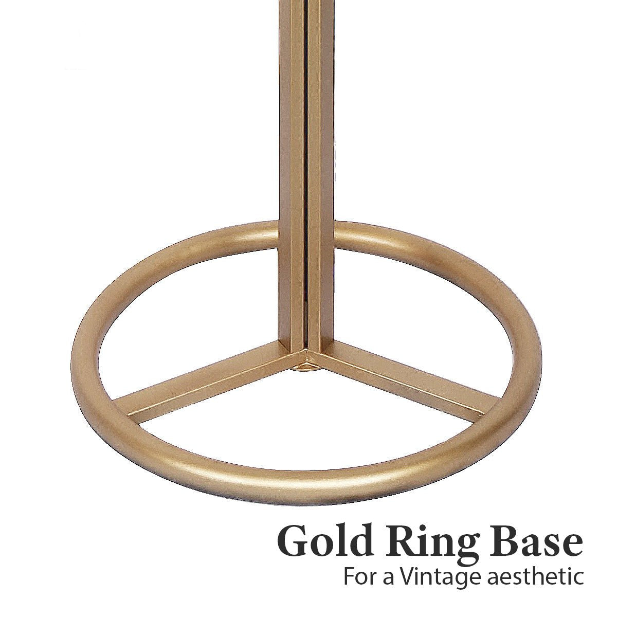 Gold Floor Lamp with Dome Shade - Modern Minimalist Design