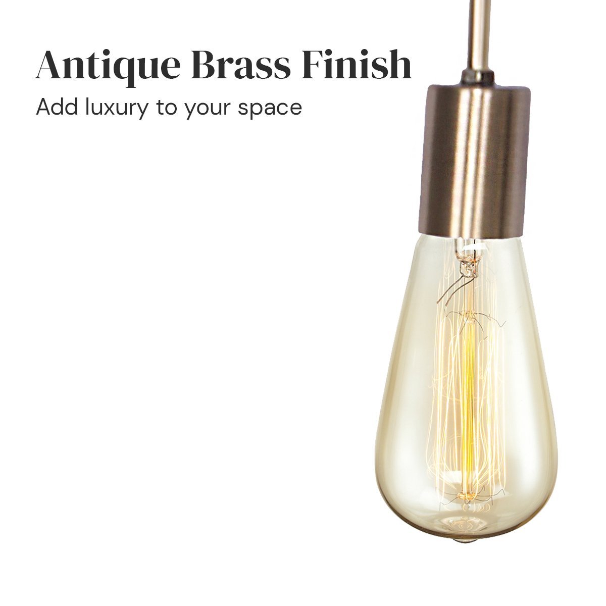 Triple Exposed Bulb Industrial Table Lamp with Brass Accents