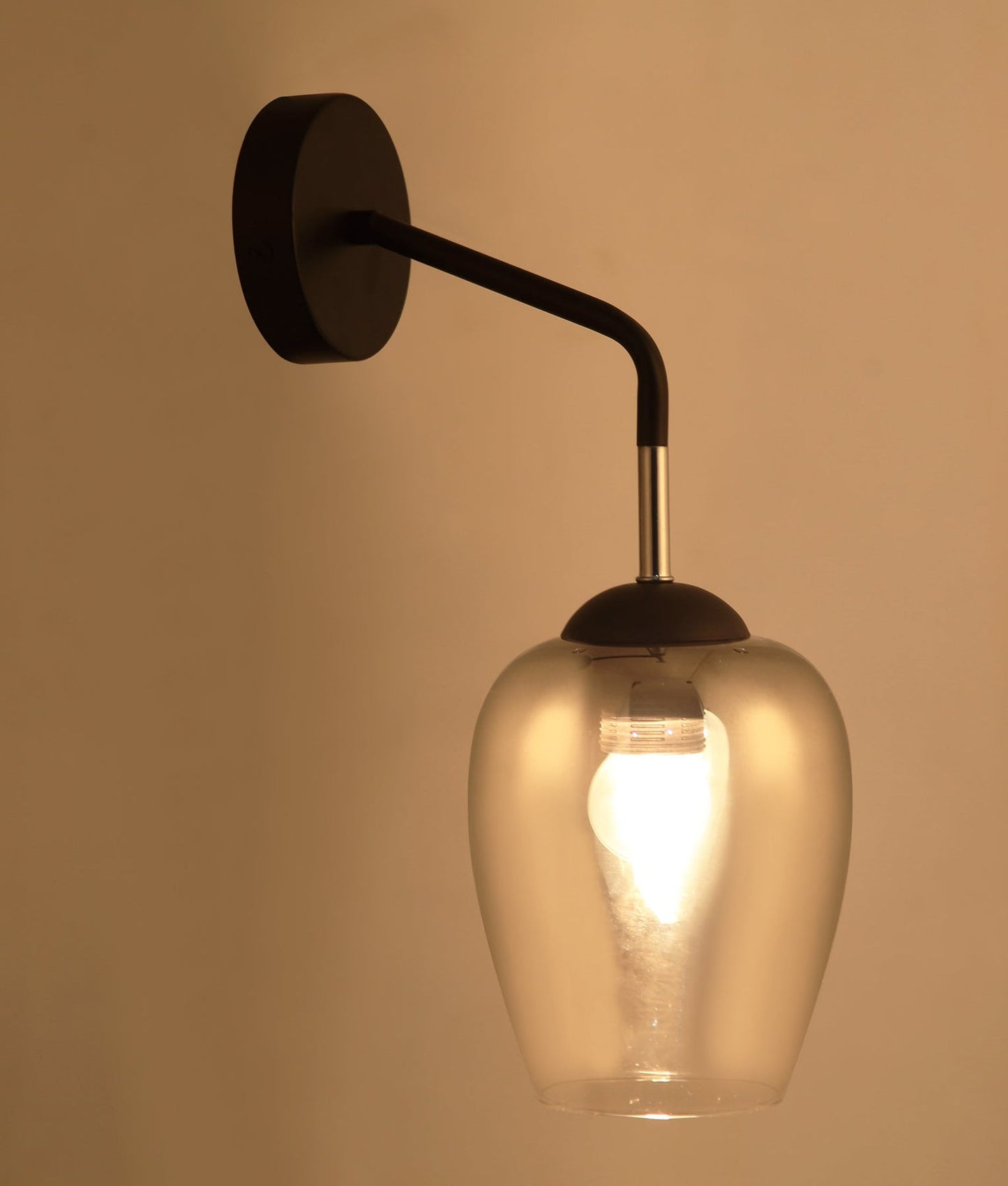Interior Wine Glass Shape with Colour Fading Effect Wall Light