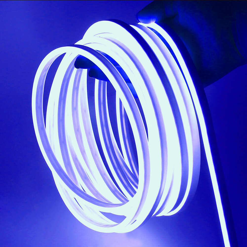 12V Waterproof IP67 120LED/m Neon LED Strip - Blue