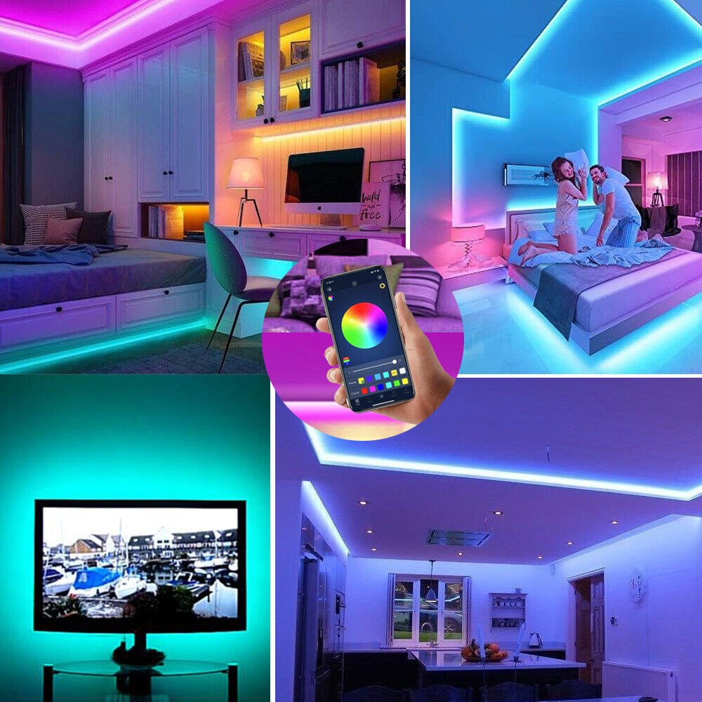RGB LED Strip Light - Dual Control