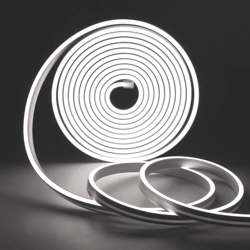 12V Waterproof IP67 120LED/m Neon LED Strip - Day Light