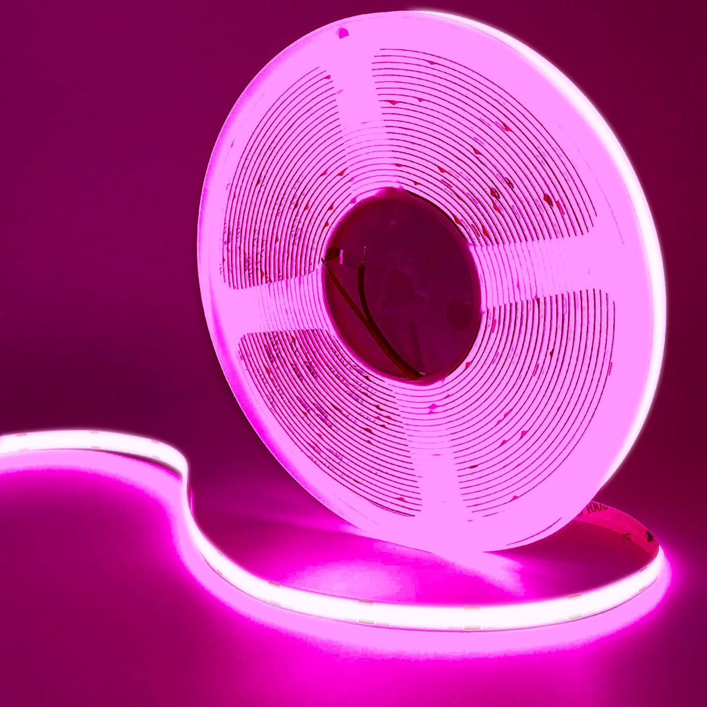 COB LED Strip 24V Flexible 5mm 8mm Width - Pink