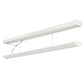 White Surface Mounted Dual Power Tri-CCT Batten Lights