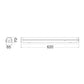 White Surface Mounted Dual Power Tri-CCT Batten Lights