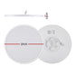 Ultra-Thin Tri-Colour LED Ceiling Light - White
