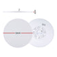 Ultra-Thin Tri-Colour LED Ceiling Light - White