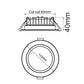 LED Dimmable Tri-Colur White Recessed Downlights - 10W/12W