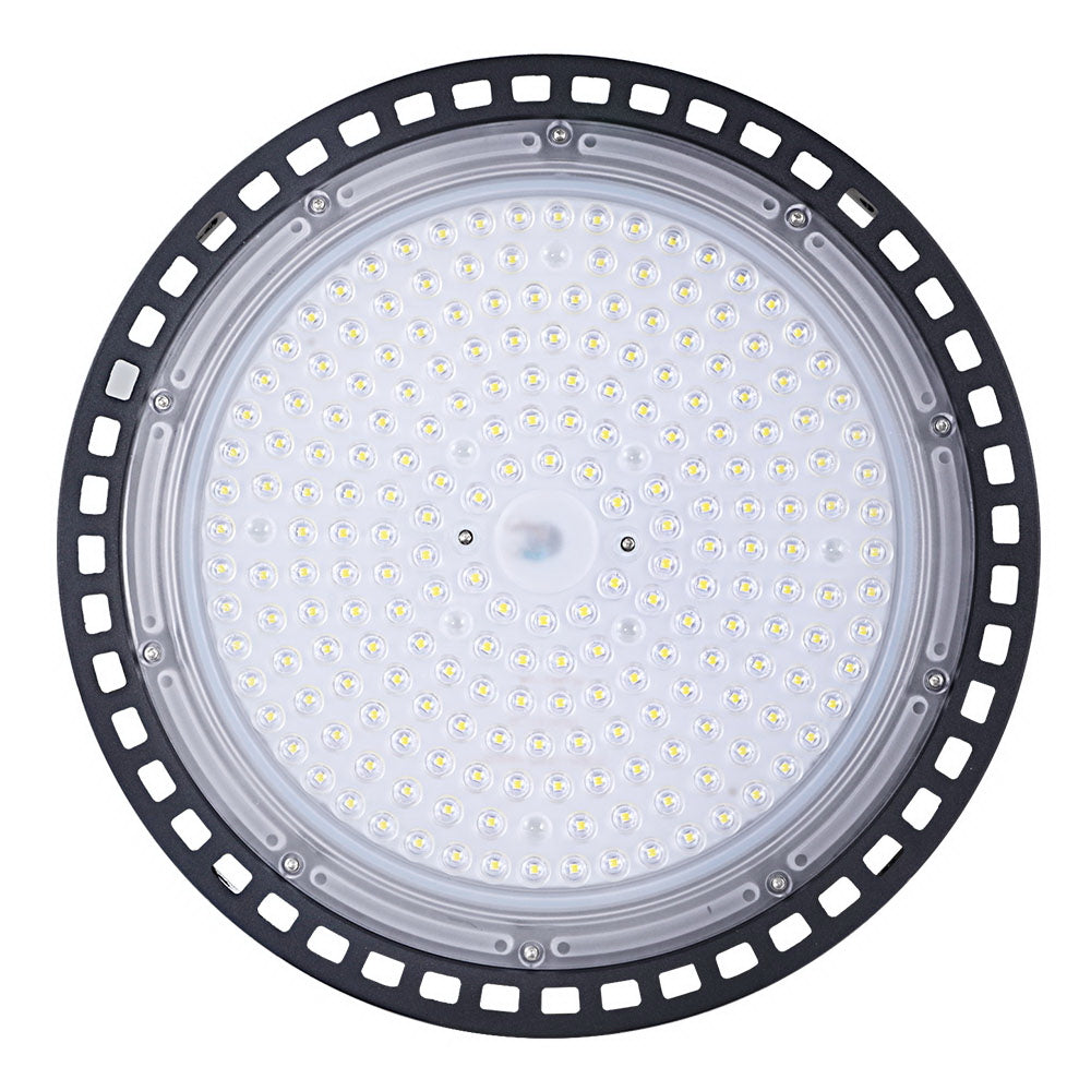 Black UFO LED High Bay Light 150W - Industrial Workshop Lamp