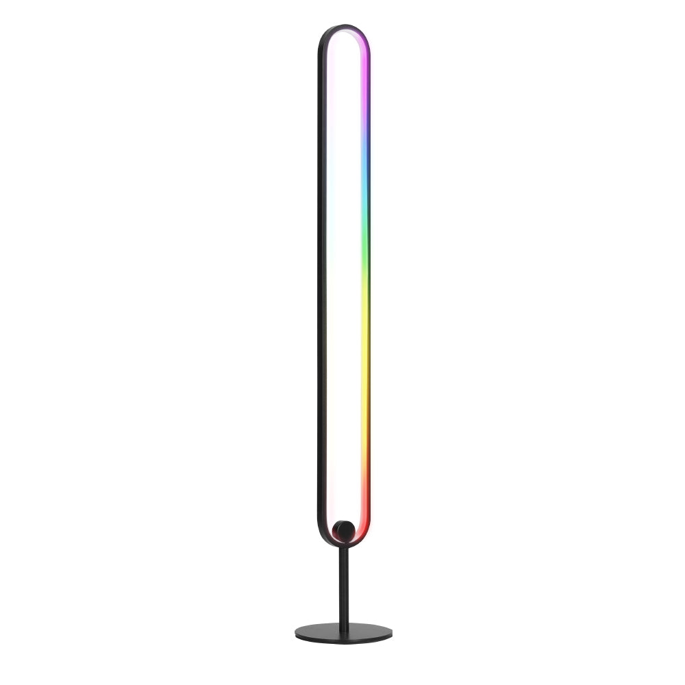 Spectrum Arc RGB LED Corner Floor Lamp - 118cm with Remote Control