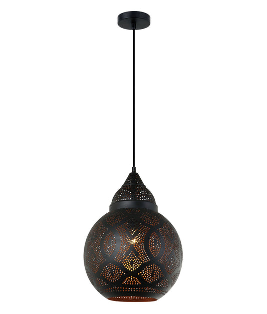 Bohemian Bell Shape Pendant Light - Black