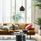 Bohemian Ellipse Shape Pendant Light - Black