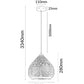 Bohemian Ellipse Shape Pendant Light - Black