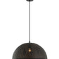 Bohemian Dome Shape Pendant Light - Black