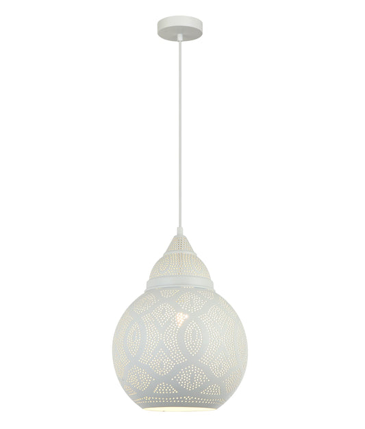 Bohemian Bell Shape Pendant Light - White