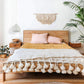 Bohemian Ellipse Shape Pendant Light - White