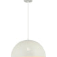 Bohemian Dome Shape Pendant Light - White