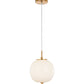 Interior Opal Matte Mirror Finish Pendant Light