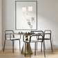 Interior Opal Matte Mirror Finish Pendant Light