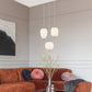 Interior Opal Matte Mirror Finish Pendant Light