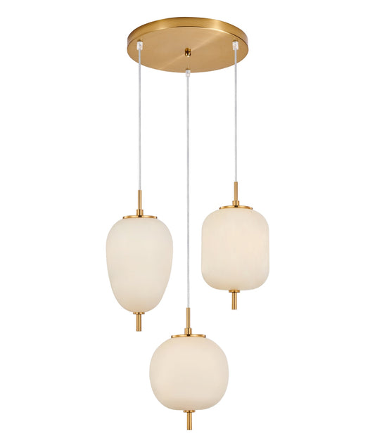 Interior Opal Matte Mirror Finish Multiple Pendant Lights