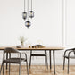 Smokey Black Mirror Finish Pendant Light