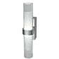 LED Interior Satin Chrome Tubular Up/Down Wall Light