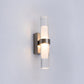 LED Interior Satin Chrome Tubular Up/Down Wall Light