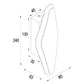 LED Tri-Colour Interior Oval Dimmable Wall Light