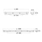Exterior LED Waterproof Dual Power & Tri-CCT Battens IP65