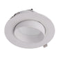 Recessed Trunk Gimble Ceiling Adjustable Tri-Colour LED Downlight - White