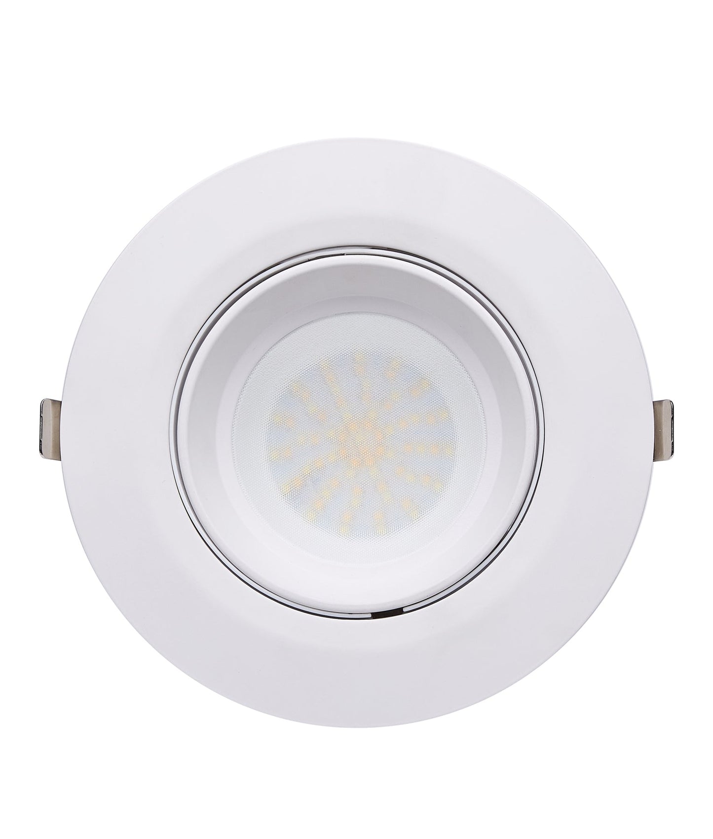 Recessed Trunk Gimble Ceiling Adjustable Tri-Colour LED Downlight - White