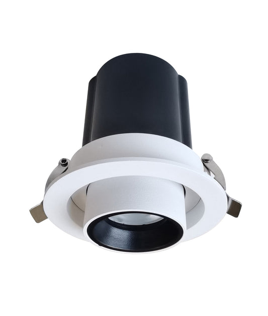 LED Recessed Spot Downlight Retractable Dimmable Tri-CCT IP20