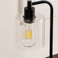 Industrial Table Lamps with Dual USB Ports for Bedside or Desk (2x Pack)