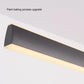 Modern Minimalist Trapezoid Pendant Light Adjustable LED Bar Light - Black