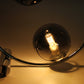 Double Orb Ring Table Lamp - Chrome Finish
