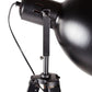 Vintage Industrial Tripod Floor Lamp with Adjustable Wood Frame