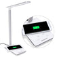 Dimmable LED Desk Lamp with Wireless Charging Pad and Touch Controls