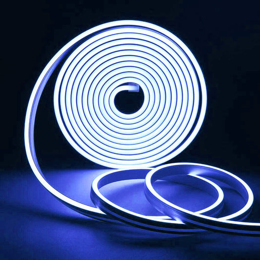 12V Waterproof IP67 120LED/m Neon LED Strip - Blue
