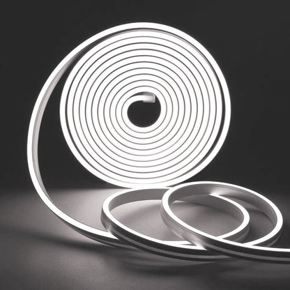 12V Waterproof IP67 120LED/m Neon LED Strip - Day Light