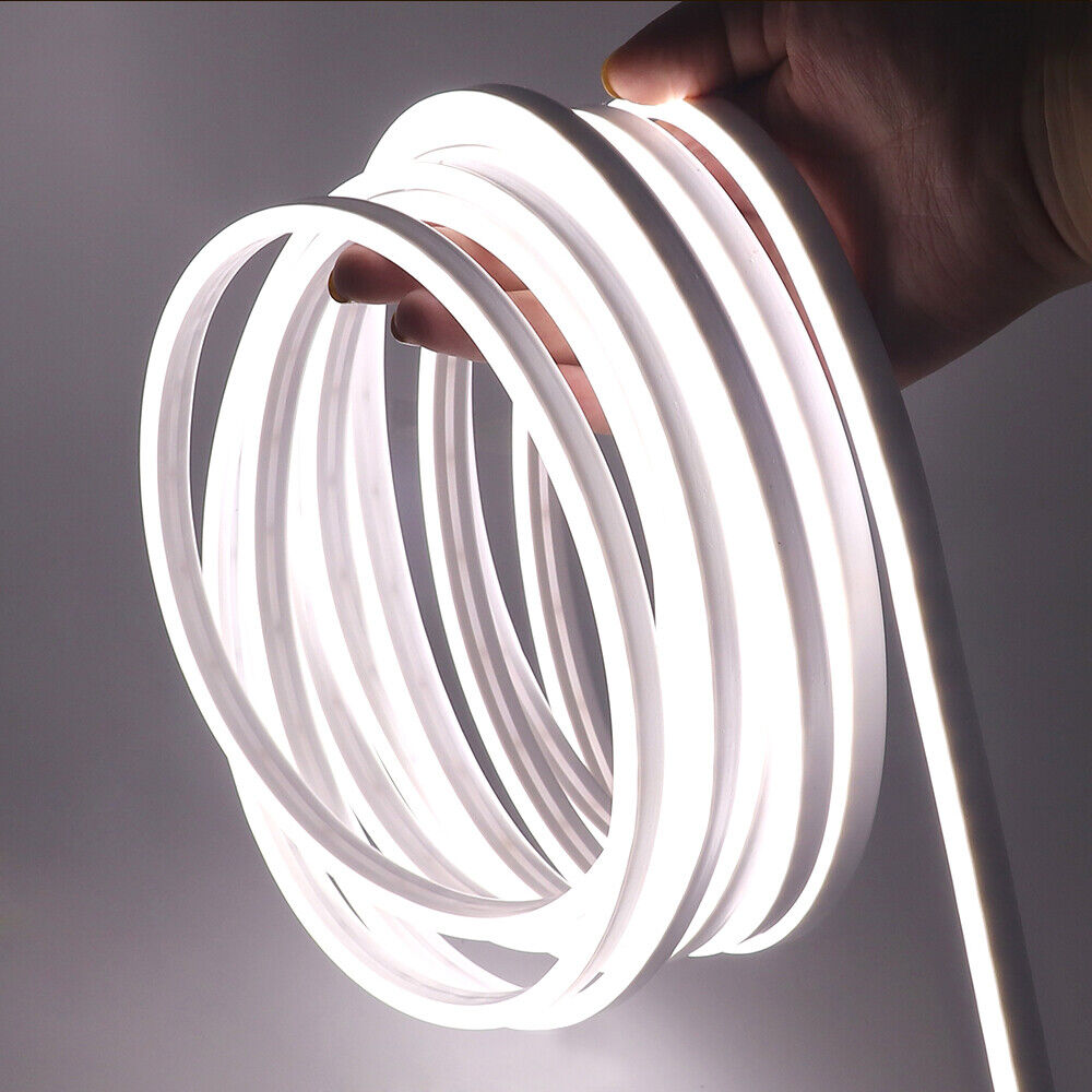 12V Waterproof IP67 120LED/m Neon LED Strip - Day Light